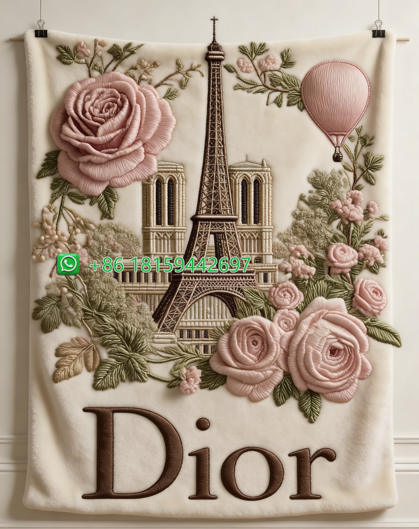 Dior Throw Blankets